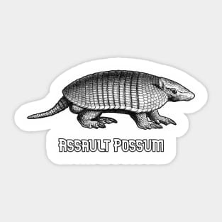 Assault Possum Sticker